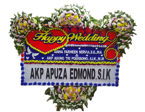 Bunga Papan Wedding #06