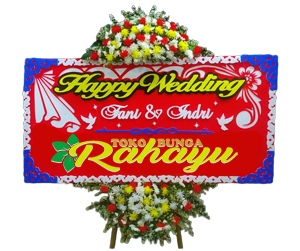 Bunga Papan Wedding #15