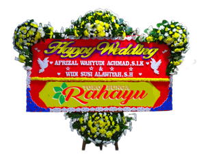 Bunga Papan Wedding #17