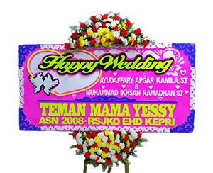 Bunga Papan Wedding #27