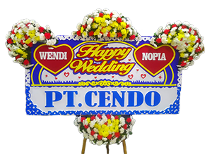 Bunga Papan Wedding #28