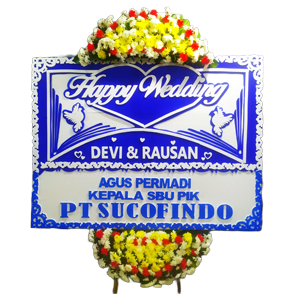 Bunga Papan Wedding #41