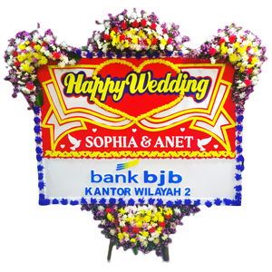 Bunga Papan Wedding #43