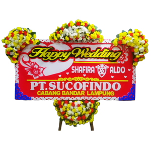 Bunga Papan Wedding #45