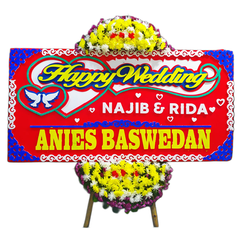 Bunga Papan Wedding #46