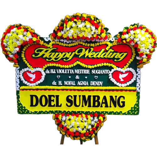 Bunga Papan Wedding #50